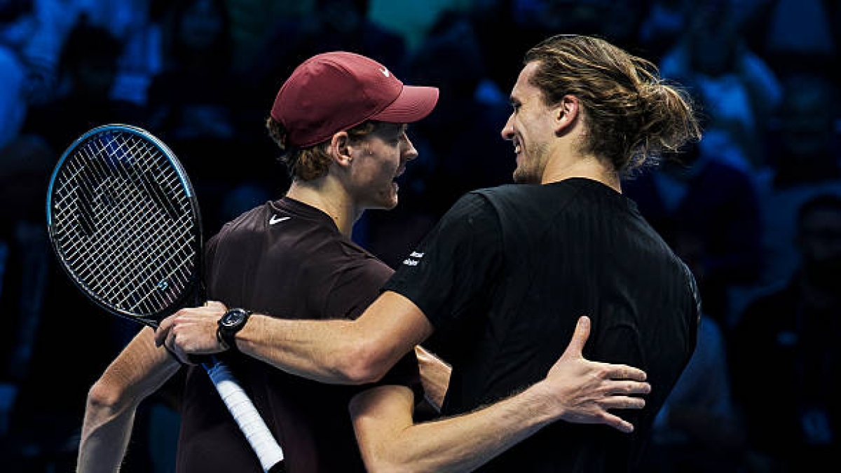 Sinner, Zverev, and Alcaraz, top 3 consecutive years. Photo: gettyimages.