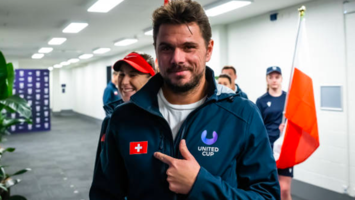 Stan Wawrinka, capitano svizzero alla United Cup 2026. Fonte: Getty