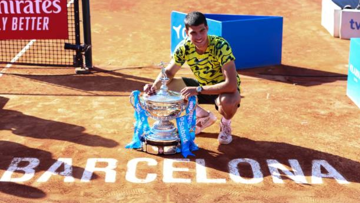 Le Comte de Godó confirme la présence de Carlos Alcaraz pour 2026. Photo : Gettyimages