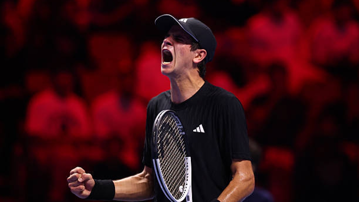 Jódar dimostra di cosa è capace: salva quattro palle match contro Tien e debutta con una vittoria alle Next Gen Finals. Foto: Gettyimages