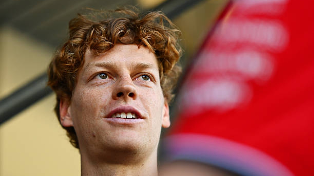 Sinner apura ses vacances avec son autre grande passion : le ski. Photo : Gettyimages