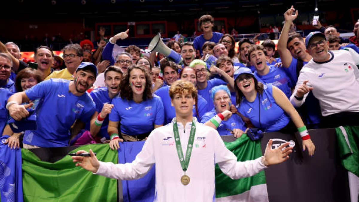 Sinner y su pasión por Italia: "Cuando vivimos tiempos difíciles, sabes que no juegas solo, juegas para toda una nación". Foto: Gettyimafes