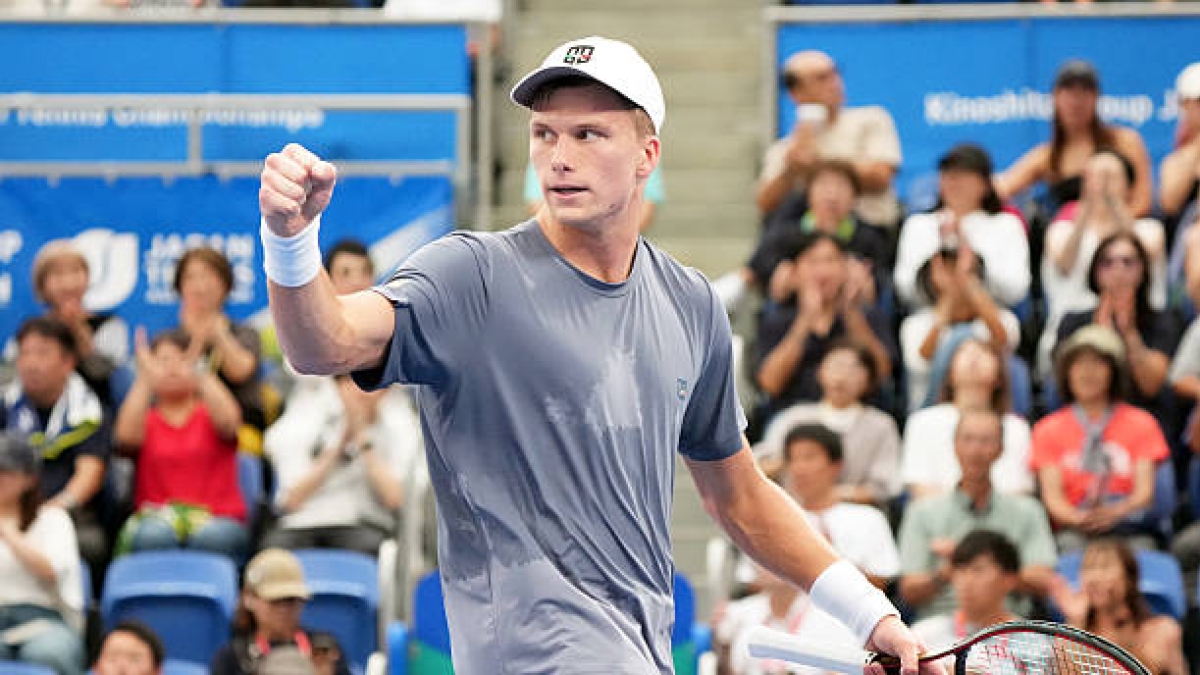 La constante superación de Brooksby: de tener fracturadas las dos muñecas a rozar el top 50 en 2025. Foto: Gettyimages