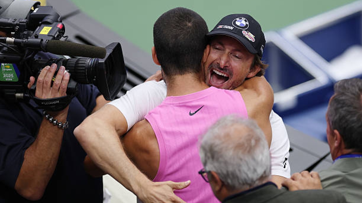 "We know how much Carlos Alcaraz owes to Juan Carlos Ferrero." Photo: Getty