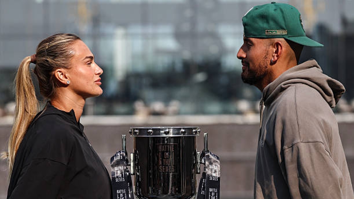 Kyrgios, riguardo la Battaglia dei Sessi: "Mentirei se non ti dicessi che sono un po' nervoso". Foto: Getty