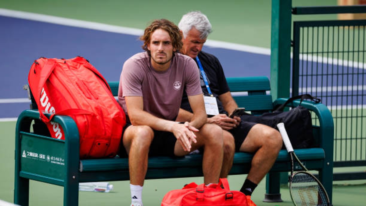 Stefanos Tsitsipas blames his father for driving the car at 210 km/h. Photo: gettyimages

Stefanos Tsitsipas blâme son père pour avoir conduit la voiture à 210 km/h. Photo : gettyimages