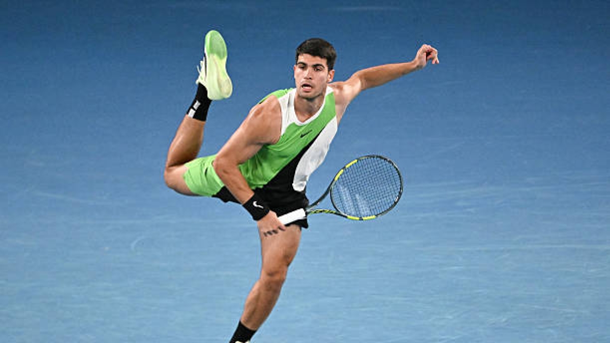 Alcaraz reveals the reason for his new service technique: "The goal is for the movement to be smooth and effortless." Photo: Getty Images.