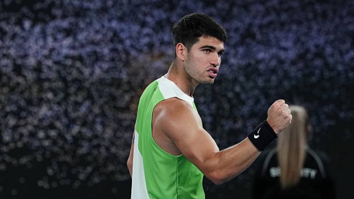 阿尔卡拉斯：「在你的第一场比赛中成功解决困难的情况非常不错」。照片：Gettyimages