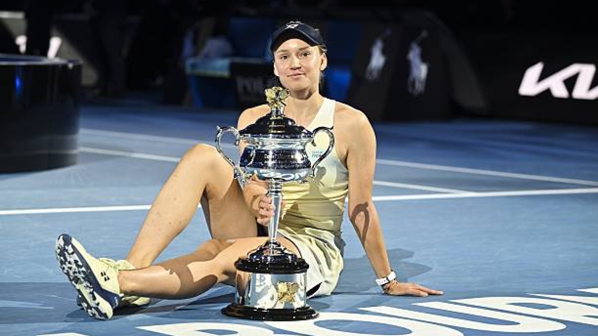 数据显示Rybakina在澳大利亚的成功堪比女性传奇。照片：Gettyimages