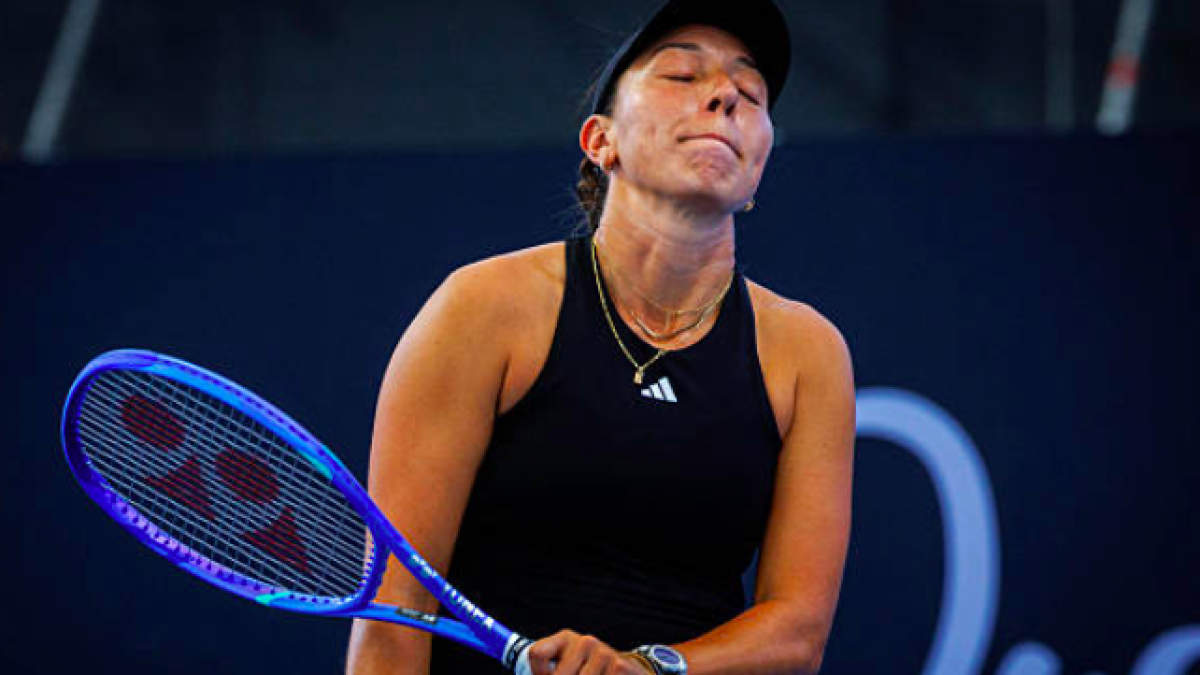 La preoccupante statistica di Pegula dopo essere caduta contro Kostyuk. Fonte: Getty.