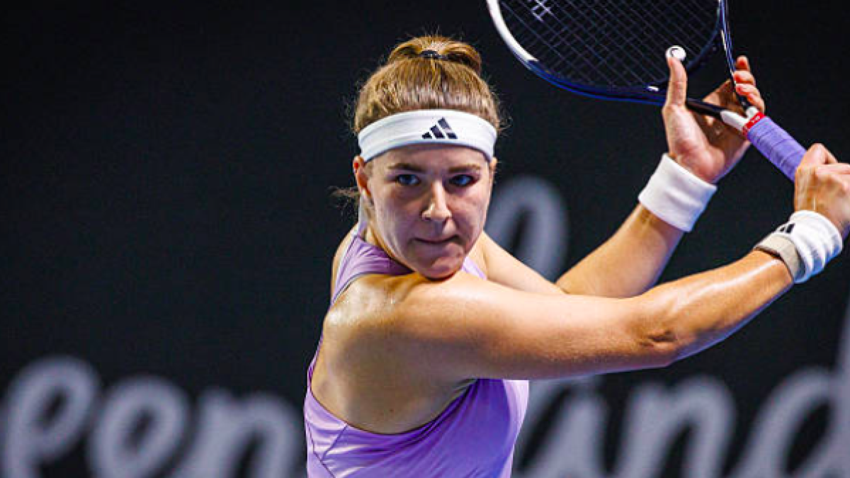 Muchova achieves the victory she needed to complete a curious record. Source: Getty