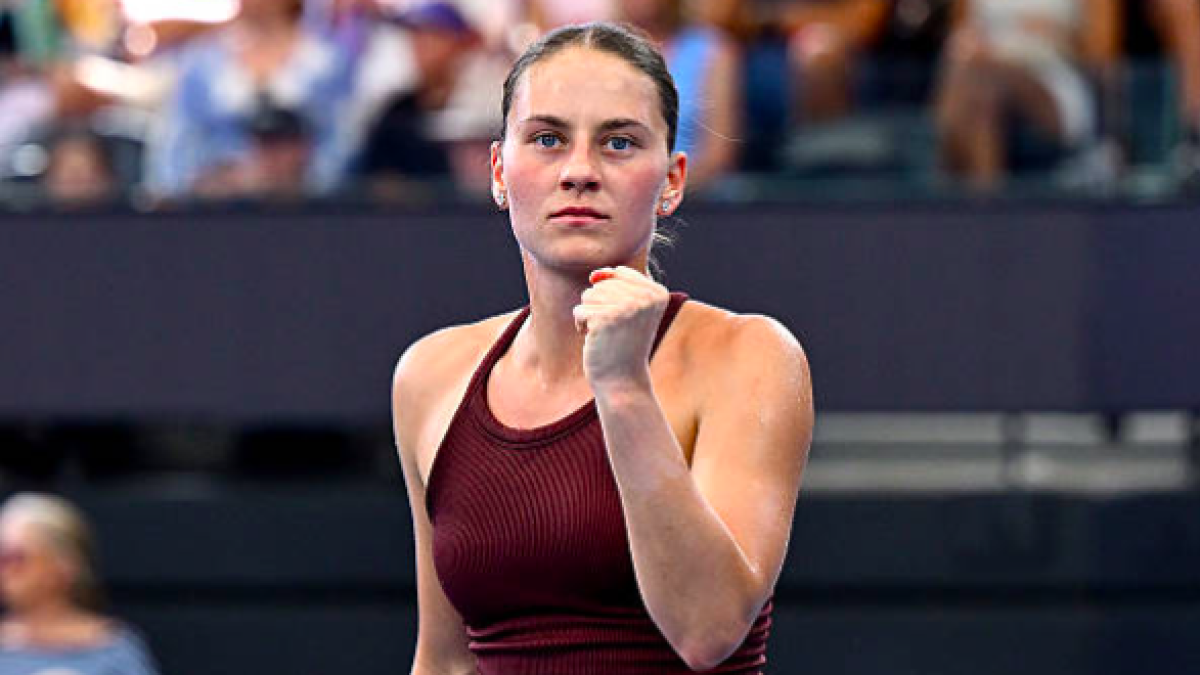 Kostyuk batte tre top 10 per raggiungere la finale di Brisbane. Fonte: Getty