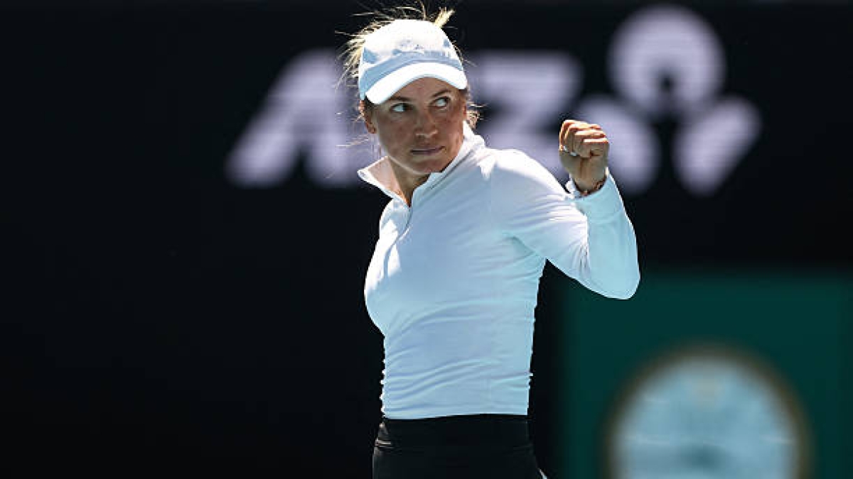 Putintseva's taunt to the Turkish crowd: "I could only dance for them". Photo: Gettyimages