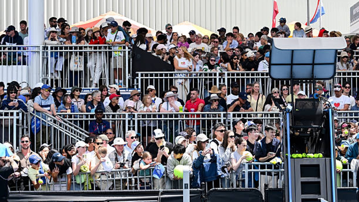 L'Open d'Australie bat son record de spectateurs un jour après et atteint déjà 500 000 personnes en 5 jours. Photo : Gettyimages