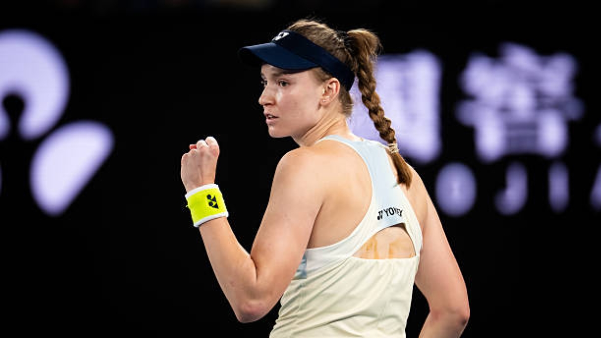 Rybakina entra nella prestigiosa lista di tenniste che hanno vinto le WTA Finals e successivamente l'Open d'Australia. Foto: Gettyimages