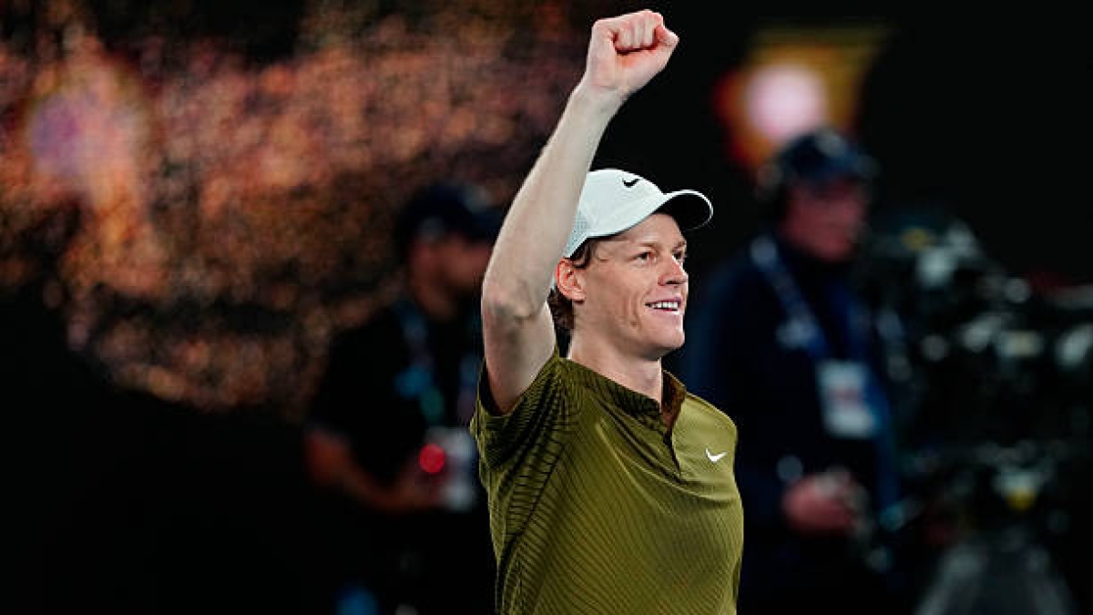 Sinner: "Ganar a Djokovic es uno de los desafíos más difíciles del tenis". Foto: Gettyimages