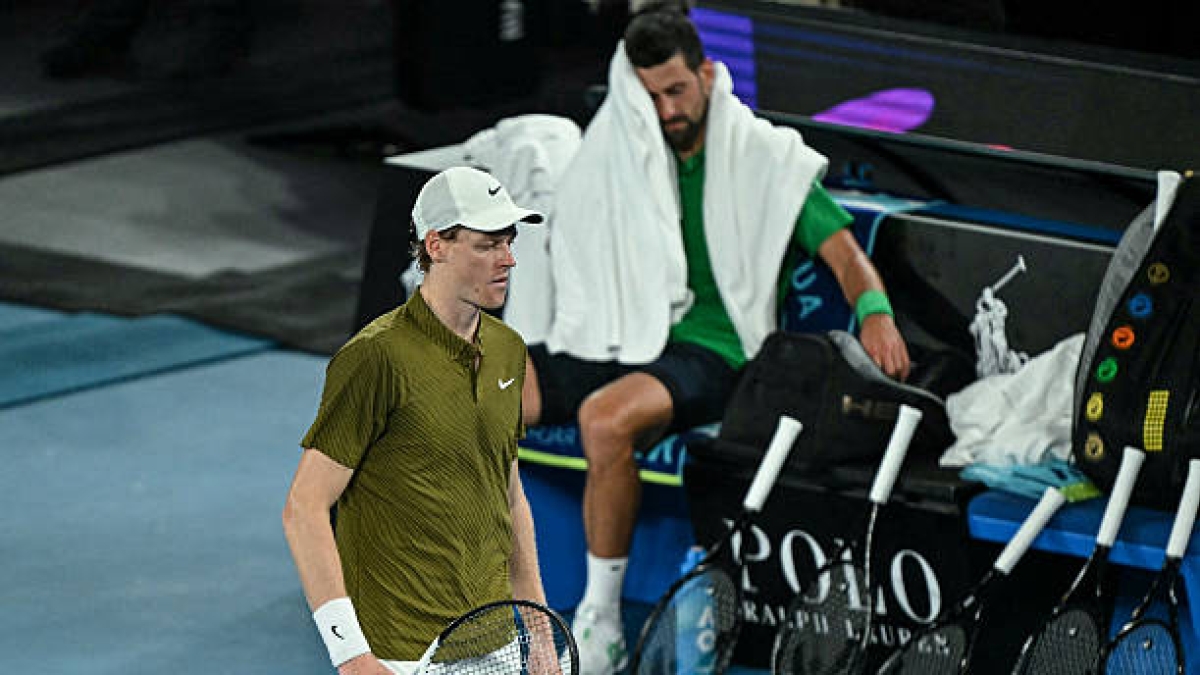 Sinner è stato superiore in tutte le statistiche del match contro Djokovic, e ha finito per perdere. Foto: Gettyimages