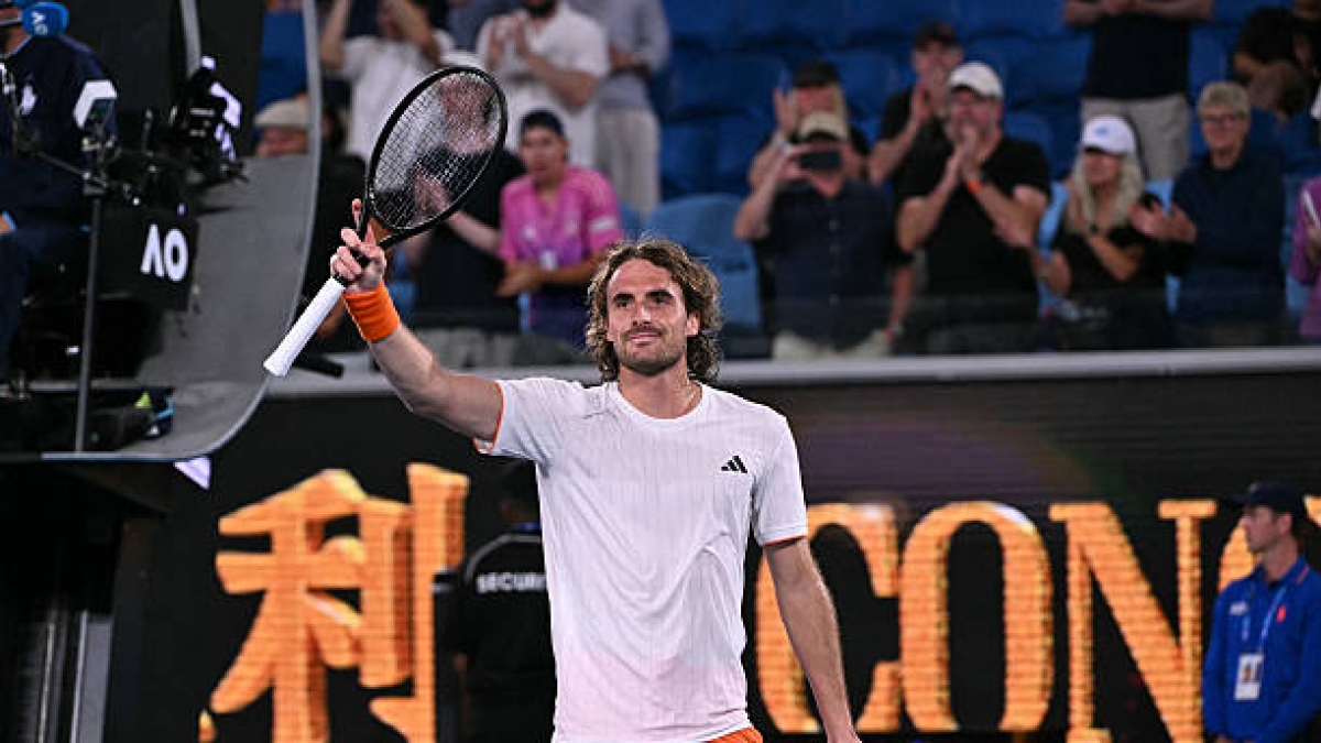 Tsitsipas a beaucoup d'espoir : "Je pense qu'il me reste encore beaucoup de choses à faire avec mon tennis". Photo : Gettyimages.