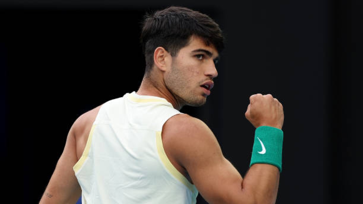 Carlos Alcaraz continue sa préparation pour l'Open d'Australie.