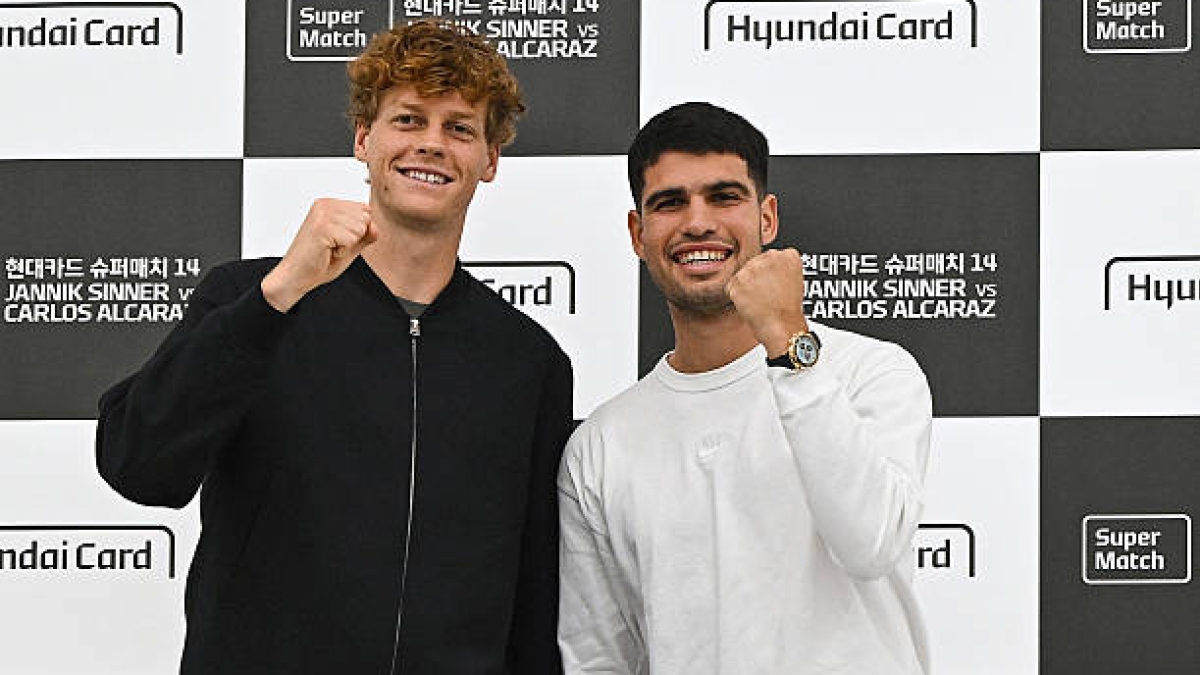 Alcaraz y Sinner también se ponen a bailar.