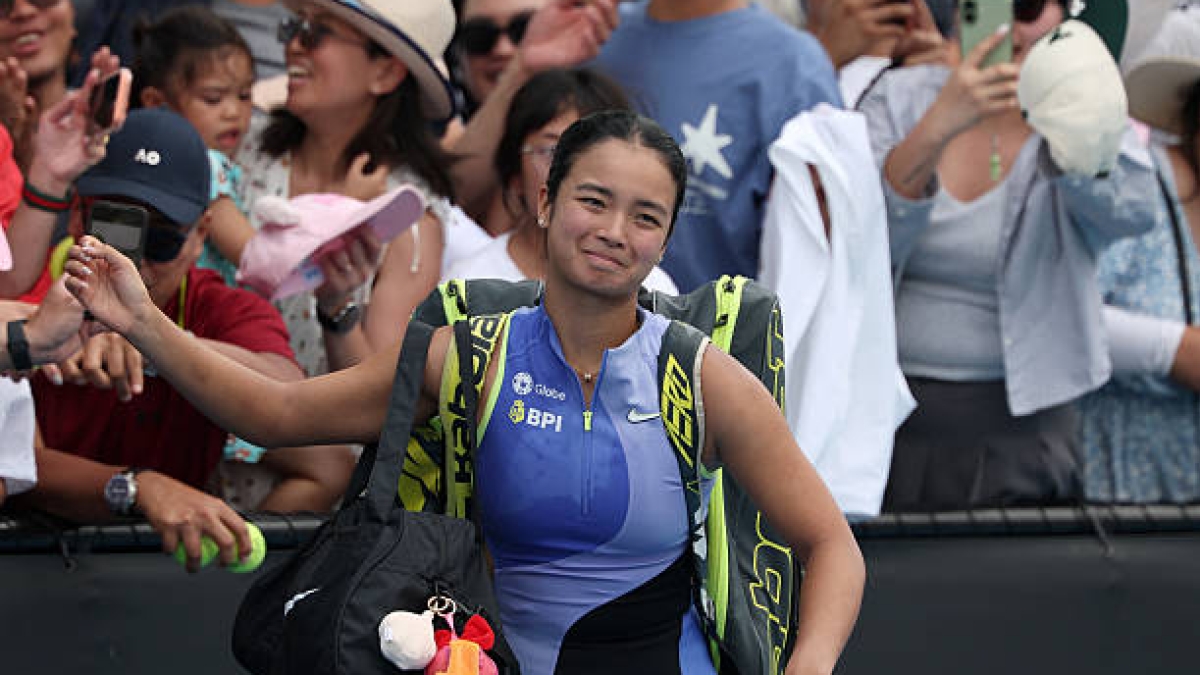Alexandra Eala, defeated at Australian Open 2026. Photo: gettyimages