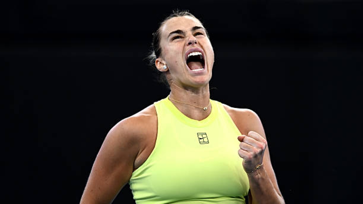 Aryna Sabalenka, campeona en Brisbane. Foto: gettyimages
