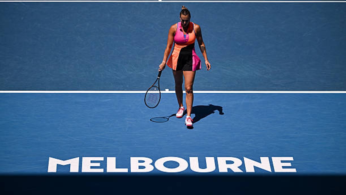 Sabalenka, su Ucraina: "È un torneo di tennis, non voglio parlare di politica". Foto: Getty