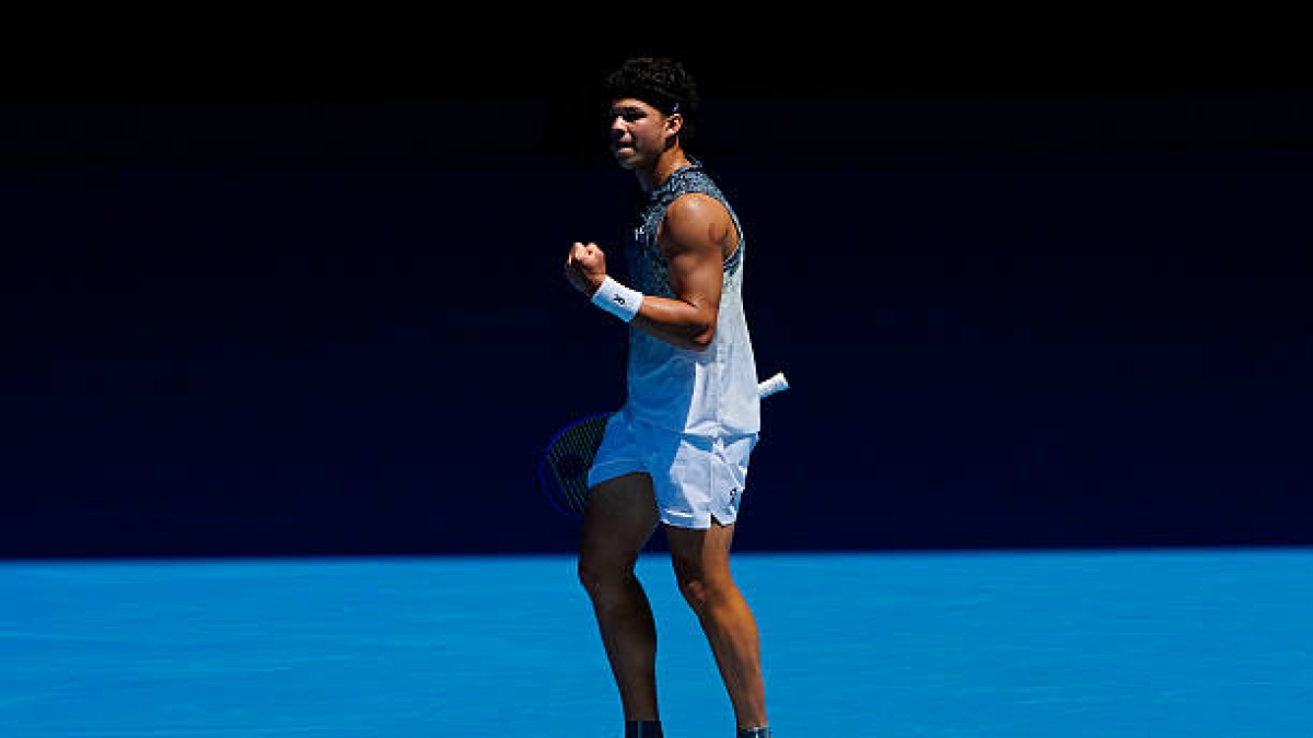 Ben Shelton gana a Humbert en Open de Australia 2026. Foto: gettyimages