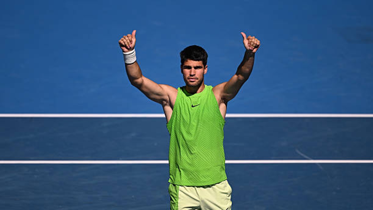 Jugadores en octavos de final del Open de Australia 2026. Foto: gettyimages