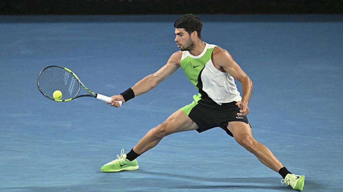 Carlos Alcaraz, cuándo juega ante Zverev en Australia. Foto: gettyimages