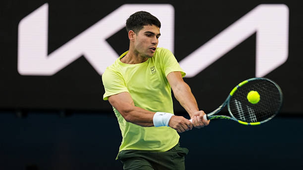 The day of Carlos Alcaraz's debut at the Australian Open is now known. Photo: Getty.