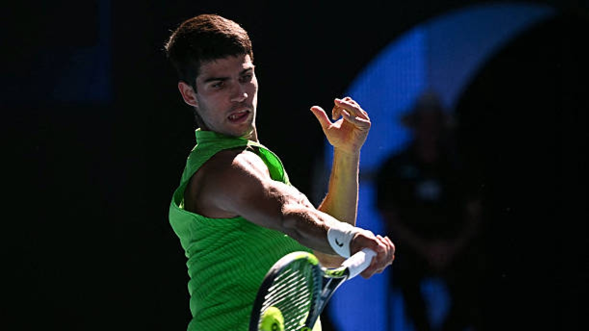 Carlos Alcaraz y Jannik Sinner, historia en Australia. Foto: gettyimages