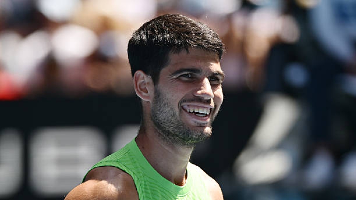Carlos Alcaraz, messaggio di Djokovic. Foto: gettyimages