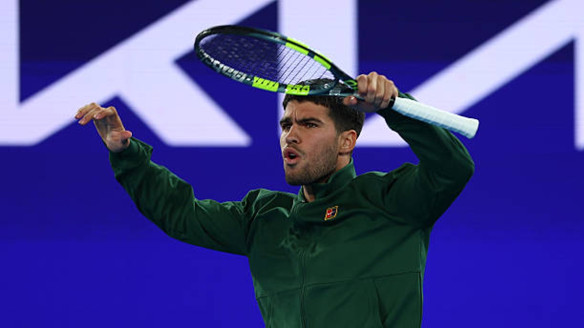 Carlos Alcaraz perde nell'1-Point Slam Open di Australia 2026. Foto: gettyimages