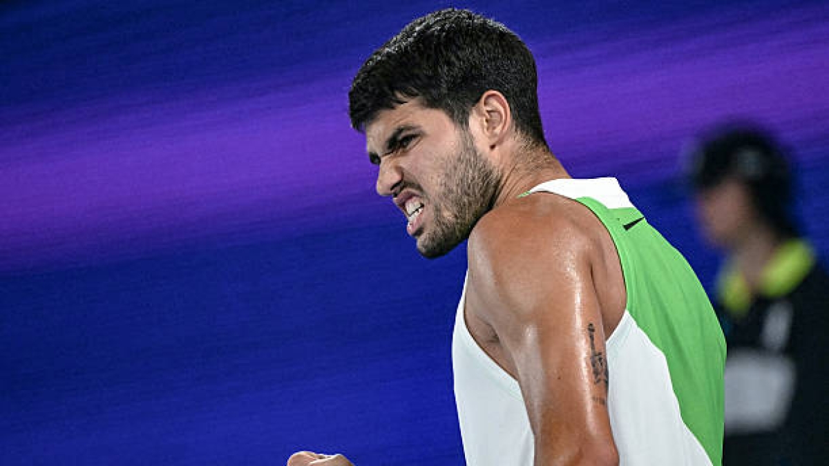 Carlos Alcaraz, dato de semifinalista de Grand Slam. Foto: gettyimages