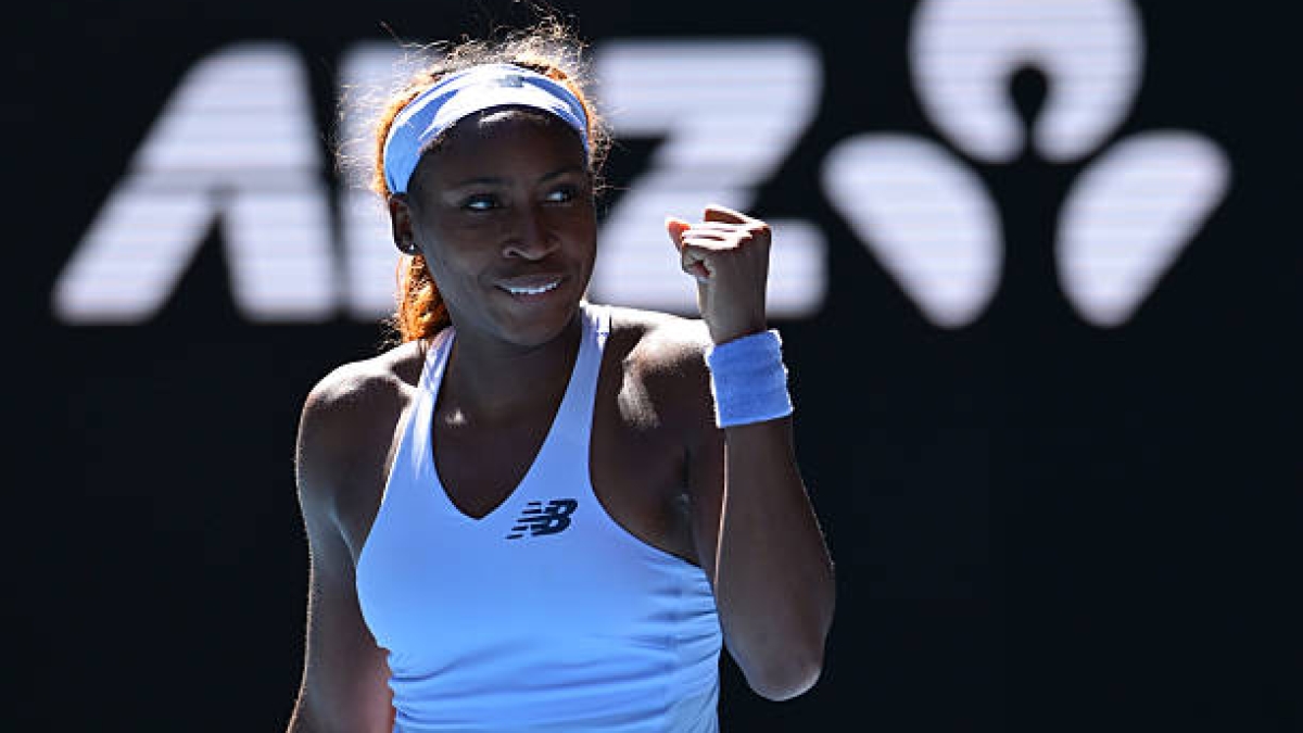 Gauff avanza a velocità di crociera all'Open d'Australia. Foto: Getty