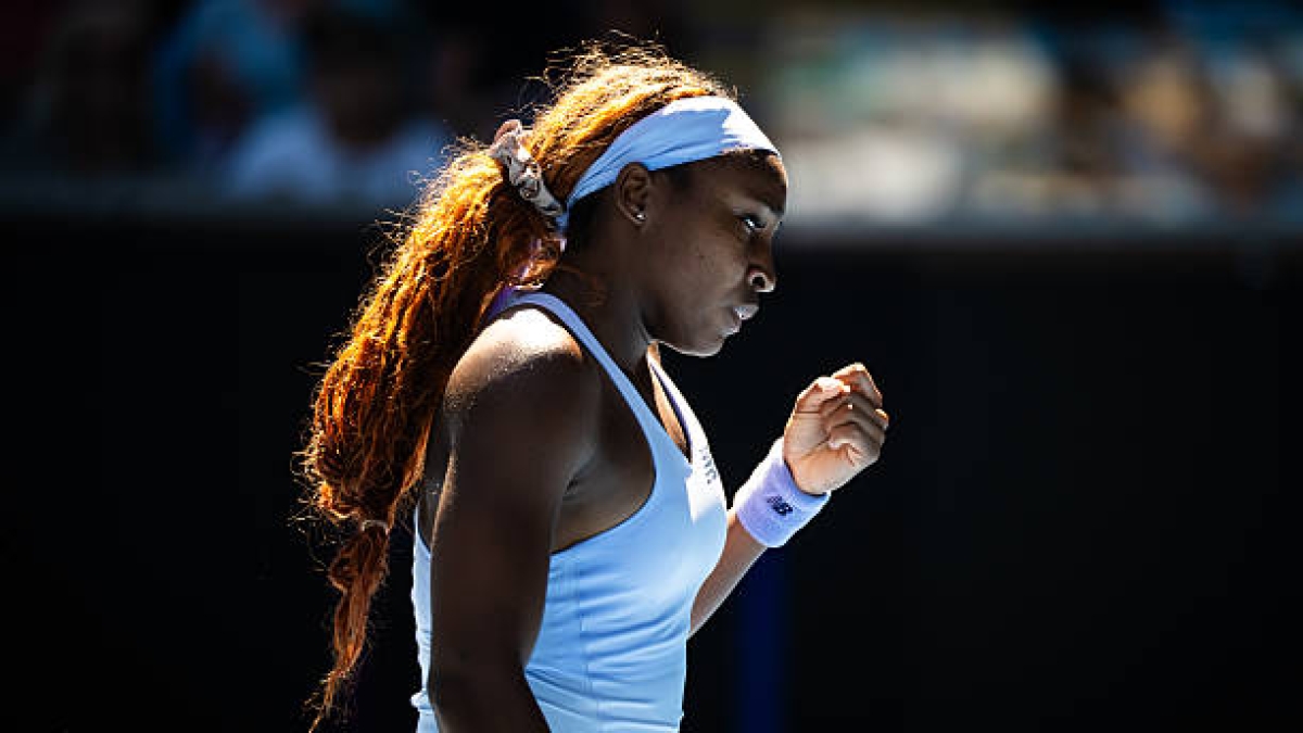 Cori Gauff defiende su estilo de juego. Foto: gettyimages