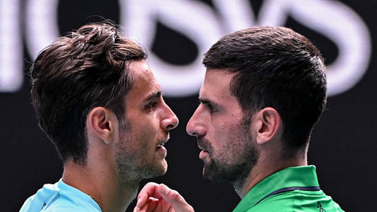 Novak Djokovic, messaggio a Musetti. Foto: gettyimages
