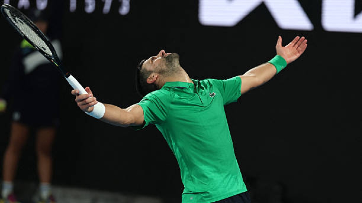 Novak Djokovic, veteran finalist. Photo: gettyimages