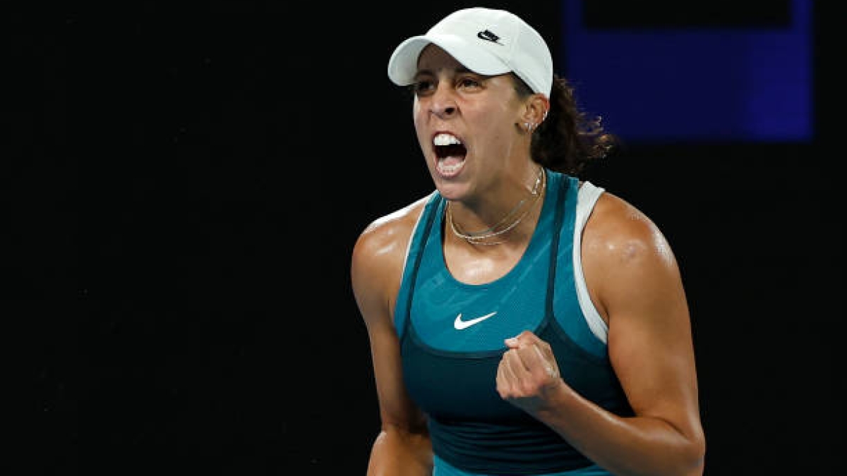 Madison Keys avanzó a los octavos de final del Open de Australia. Fuente: Getty
