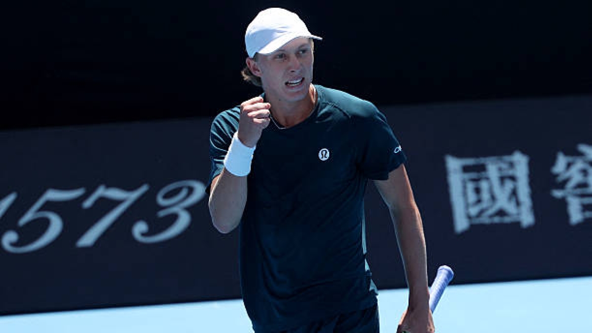 Quinn da la gran sorpresa de este Open de Australia. Foto: Getty