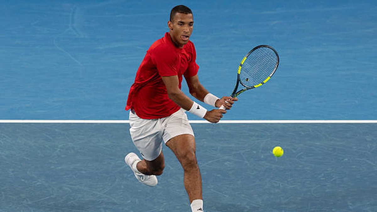 Auger Aliassime starts the season on a high note. Photo: Getty
