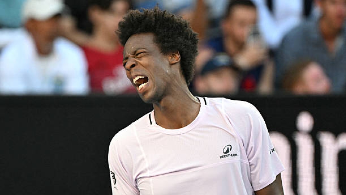 Gael Monfils, eliminado del Open de Australia 2026. Foto. gettyimages
