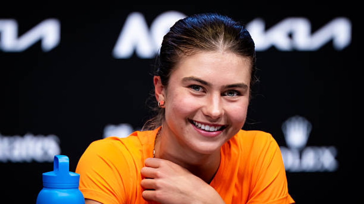 Iva Jovic, conseils de Djokovic. Photo : gettyimages