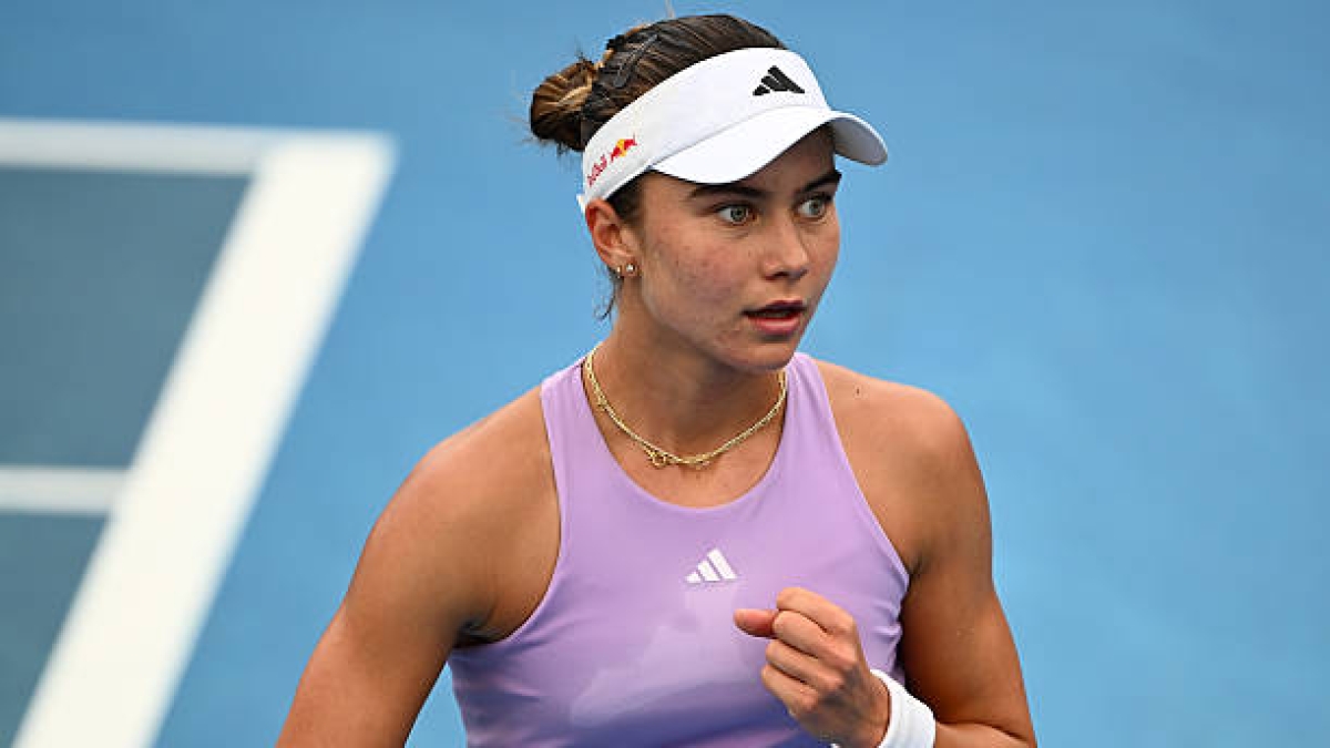 Iva Jovic, finalista en Hobart. Foto: gettyimages