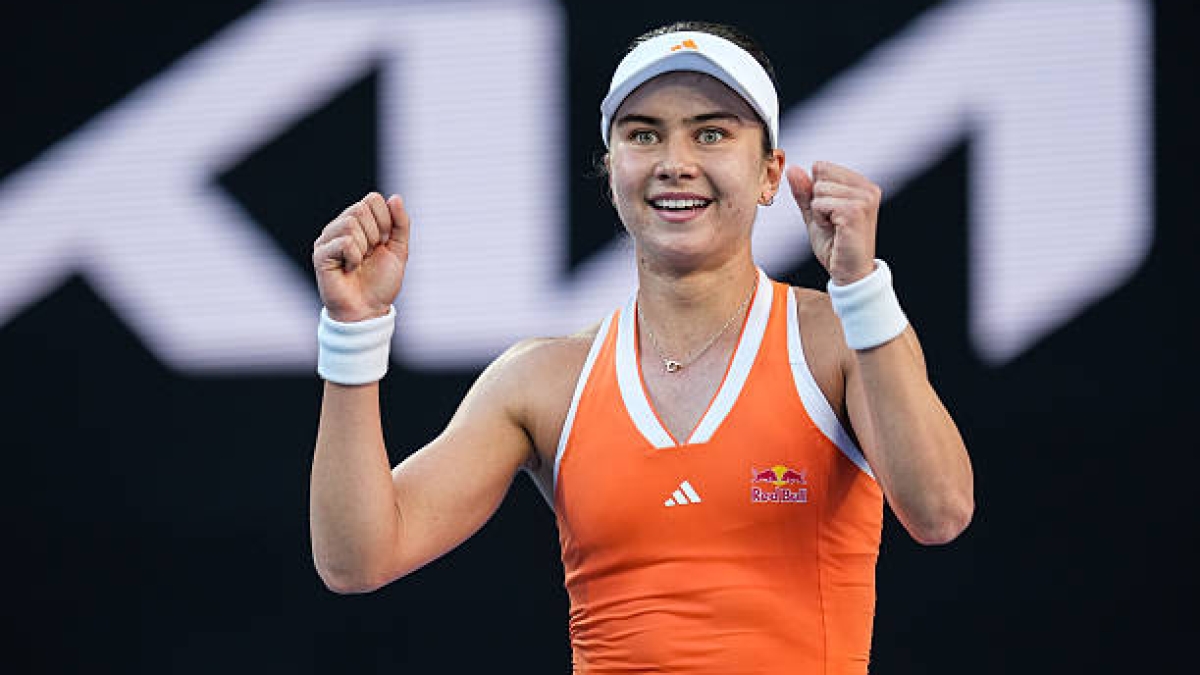 Así es Iva Jovic, que con 18 años ya amenaza al circuito WTA. Fuente: Getty