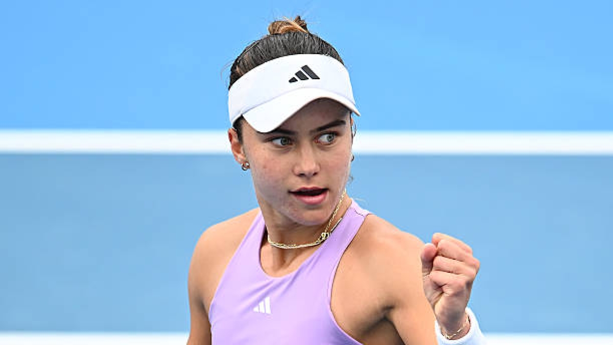 Iva Jovic, semifinalista en Auckland. Foto: gettyimages
