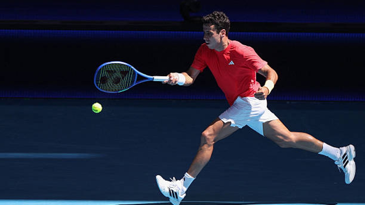 Jaume Munar Advances in Adelaide. Photo: gettyimages