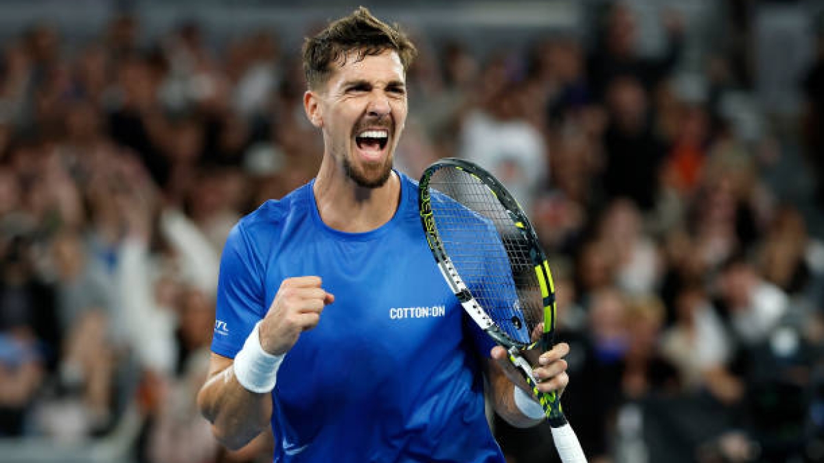 Kokkinakis venció a Korda en la primera ronda del ATP 250 Adelaida. Fuente: Getty