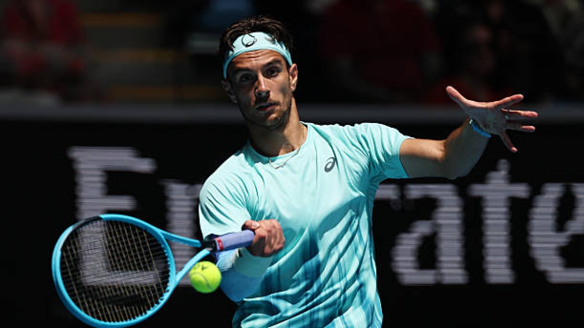 Lorenzo Musetti在澳大利亚公开赛2026年感到舒适。照片：gettyimages